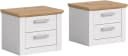 Nachtschrank HOME AFFAIRE COSENZA 2er Set Landhausoptik Sibiu Lärche Nachbildung Bild 2