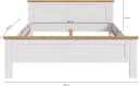HOME AFFAIRE Bettgestell COSENZA Landhausstil 189 cm Bild 5