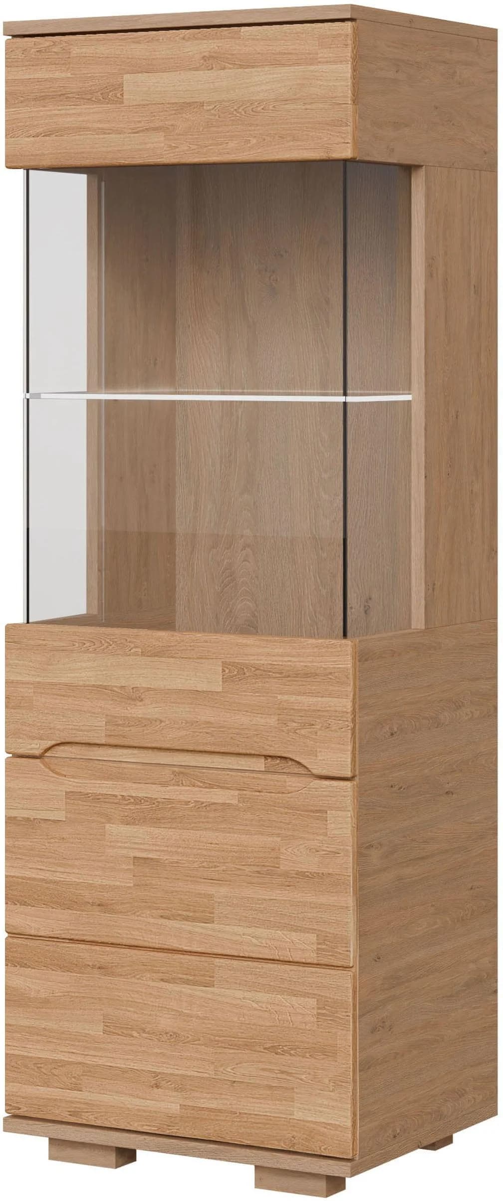 Vitrine OTTO HOME "VETRO" Massivholz Fronten Braun