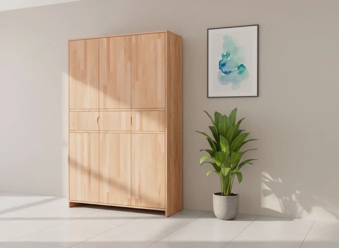 OTTO home Mehrzweckschrank Maximus Massivholz 9 Fächer - Bild 2