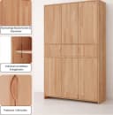 OTTO home Mehrzweckschrank Maximus Massivholz 9 Fächer Bild 3