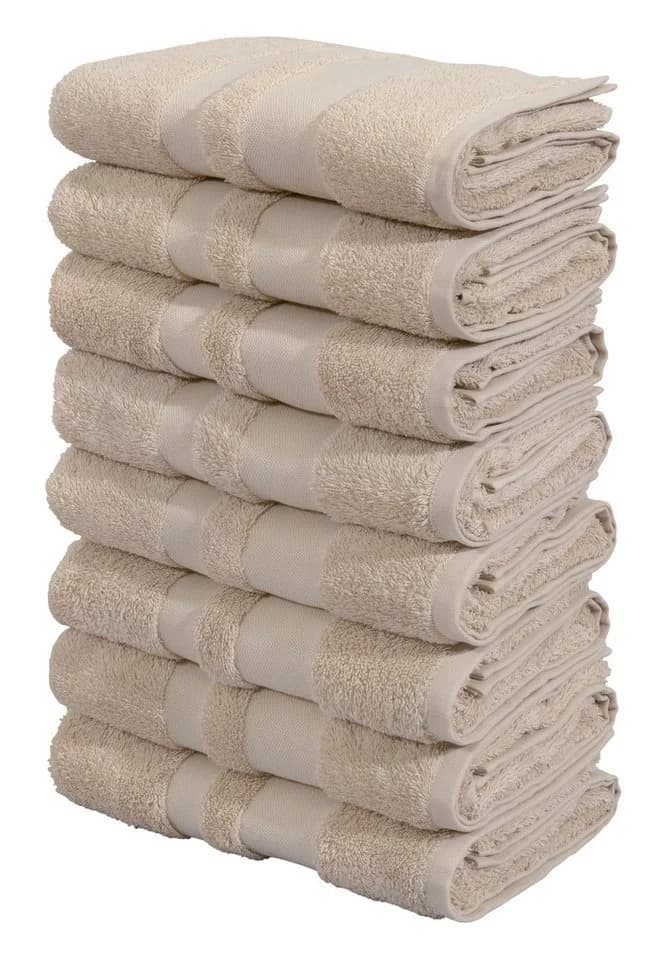 OTTO home Handtücher Vanessa 8-tlg. Beige Walkfrottee - Bild 2