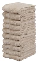 OTTO home Waschlappen Set Vanessa 10-tlg. Beige Baumwolle Bild 2