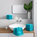 OTTO home Waschlappen Set Vanessa 10-tlg. 30x30cm Türkis Baumwolle Bild 1