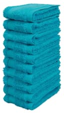 OTTO home Waschlappen Set Vanessa 10-tlg. 30x30cm Türkis Baumwolle Bild 2