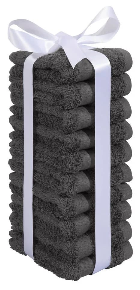 OTTO home Waschlappen Set Vanessa 10-tlg. Grau Baumwolle - Bild 4