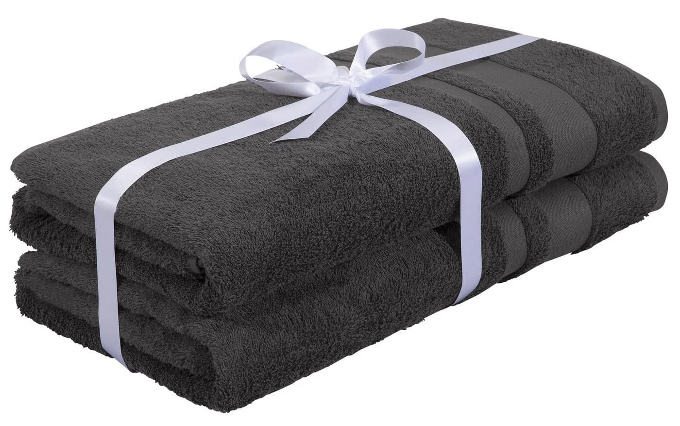 OTTO home Saunatuch Set Vanessa Grau 2-tlg. Frottee - Bild 4