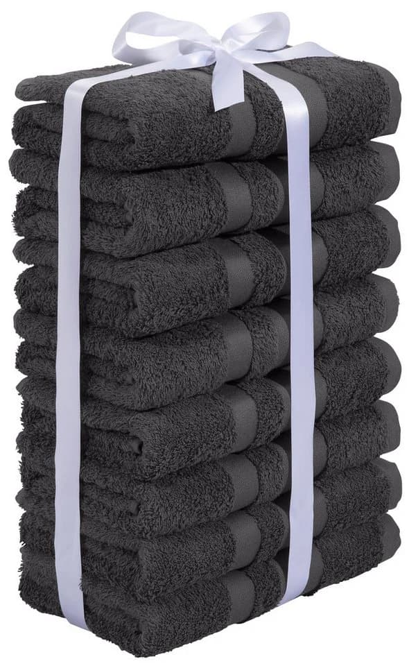 OTTO HOME Handtuch-Set Vanessa 8-tlg. Anthrazit Walkfrottee - Bild 4