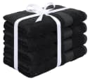 OTTO home Duschtücher Vanessa Set 4-tlg Schwarz Frottee Bild 4