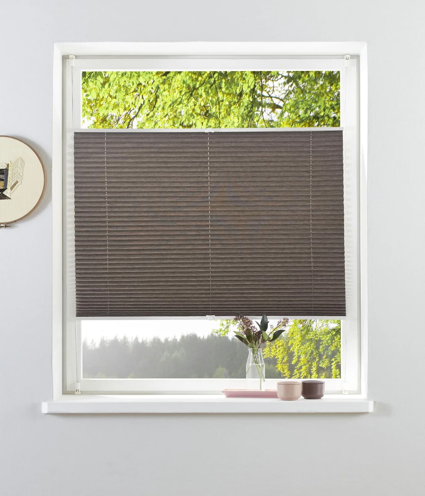 Plissee OTTO HOME RILLEY Grau 100% Polyester Klemmfix