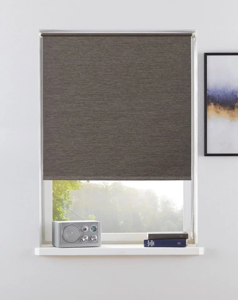 Rollo RILLEY OTTO home Seitenzugrollo grau Klemmfix