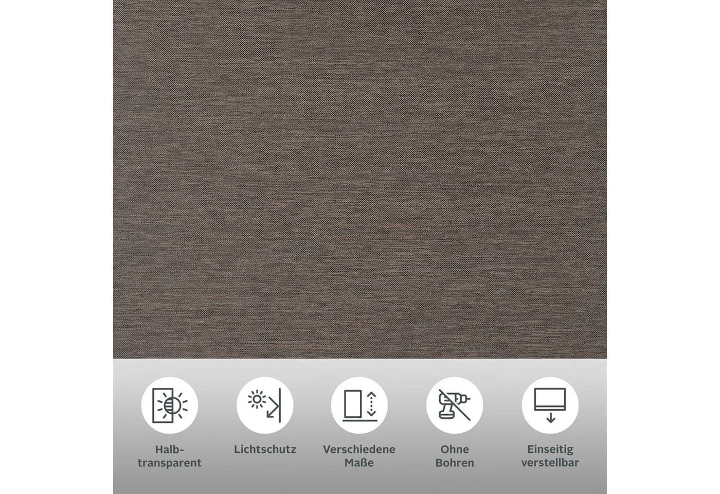 Rollo RILLEY OTTO home Seitenzugrollo grau Klemmfix - Bild 3