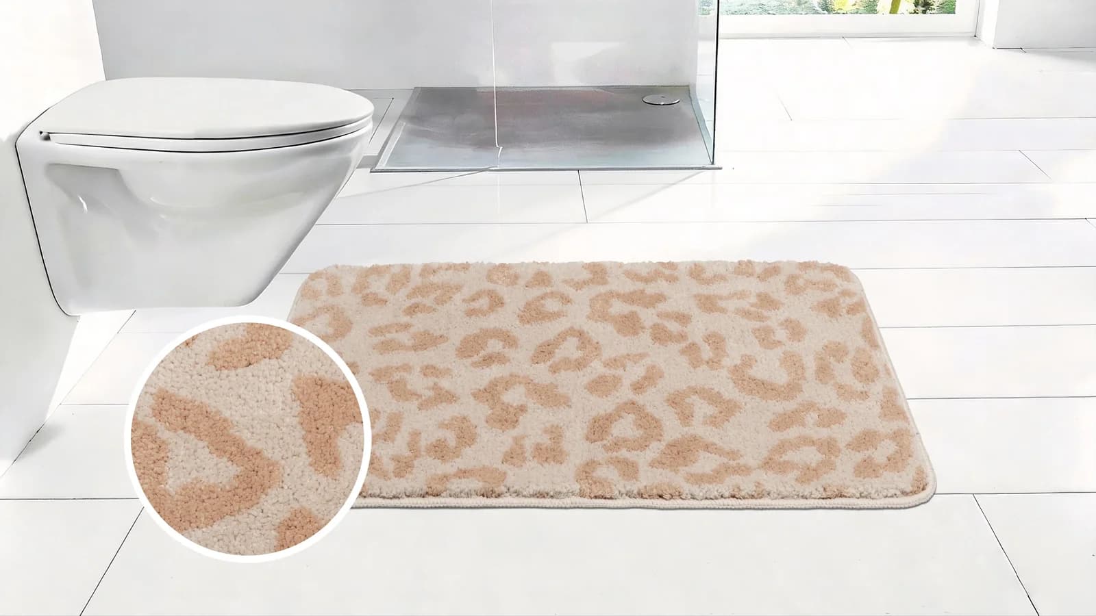 OTTO HOME Badematte Anna Leo Sand/Natur Polyester Tiermotiv