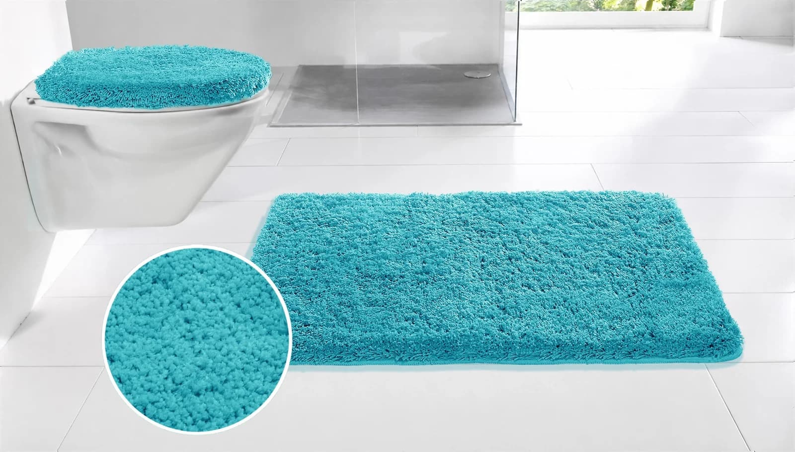 OTTO HOME Badematte Sanremo Premium Aqua 80x150 cm Polyester