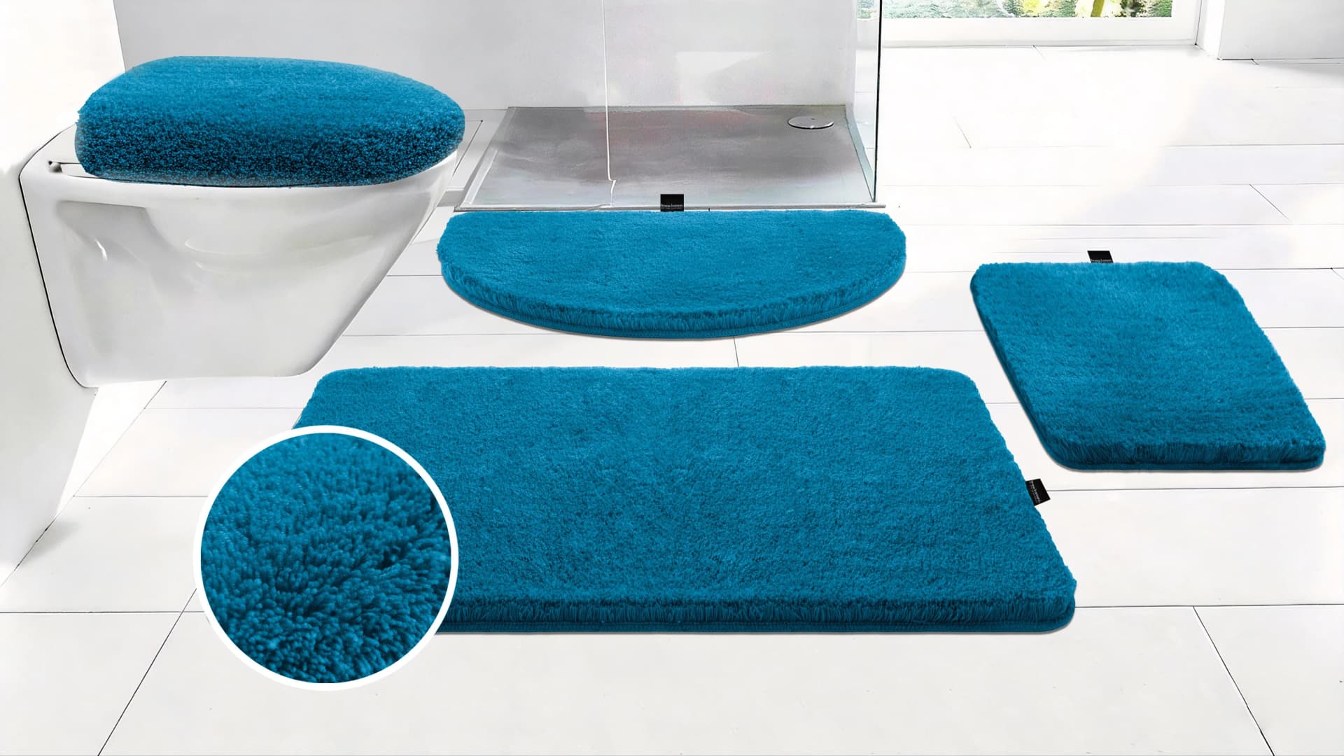 Bruno Banani Badematte Lana Premium Mosaic Blue