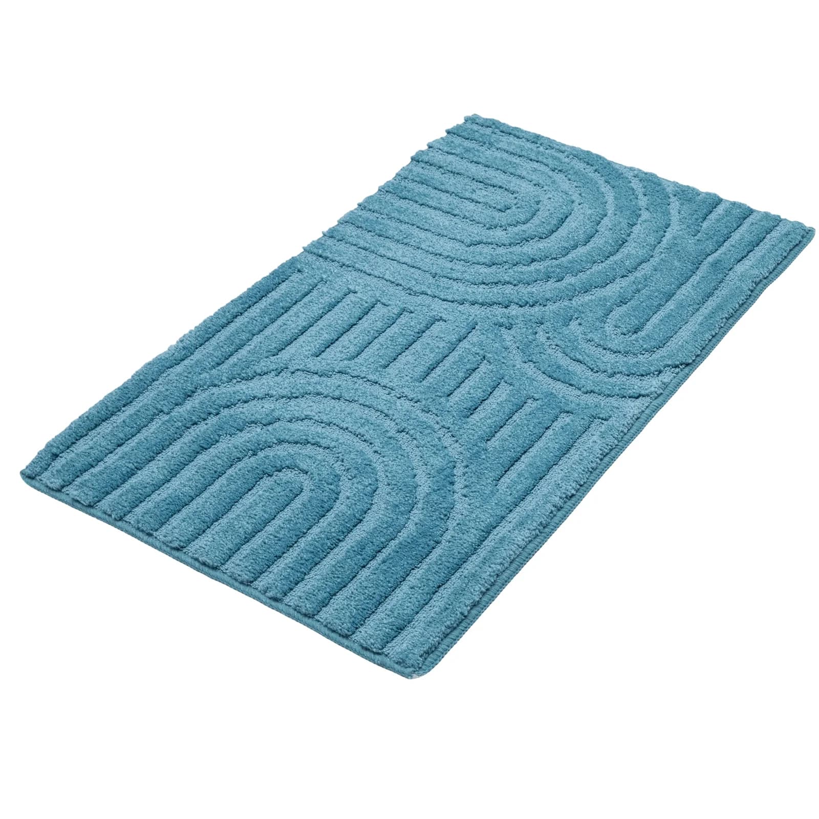 OTTO HOME Badematte Zen Petrol Polyester Hoch-Tief-Effekt
