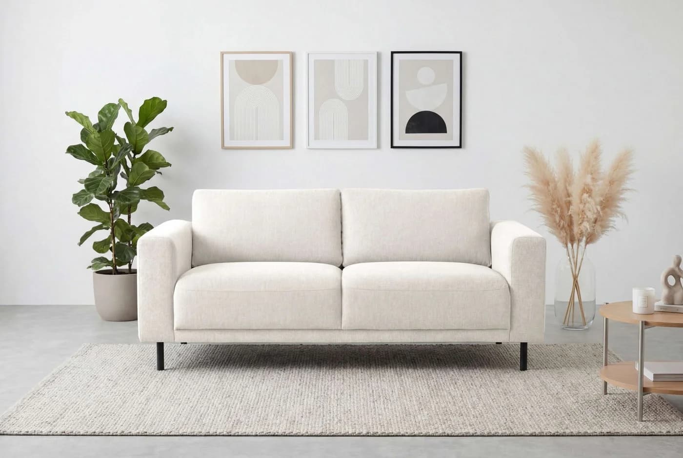 Home Affaire 2,5-Sitzer Kompaktsofa Sveeva Creme - Bild 2