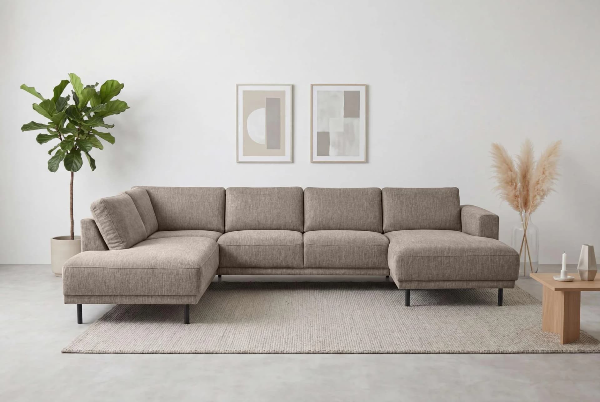 Home Affaire Wohnlandschaft Sveeva U-Form XXL 310 cm