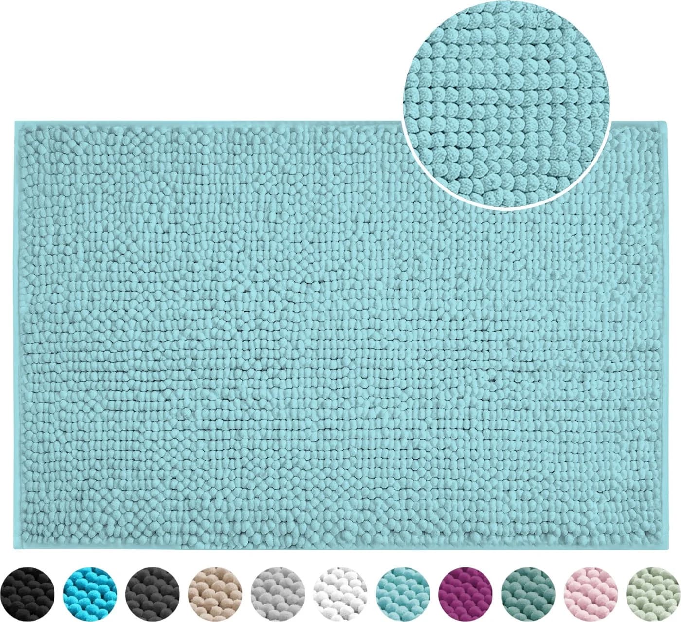 OTTO home Badematte Vanessa Chenille Blau Rutschfest - Bild 2