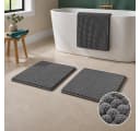 OTTO home Badematte Vanessa Chenille Grau Rutschhemmend Bild 1