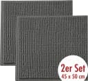 OTTO home Badematte Vanessa Chenille Grau Rutschhemmend Bild 2