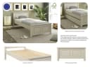 OTTO HOME ERIK Massivholzbett Landhausstil Cashmere Bild 3