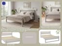 OTTO HOME Bett Wellow kaschmir Massivholz mit Lattenrost Bild 4