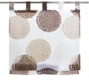 OTTO home Raffrollo Belem Braun Transparent Voile Kreismotiv Bild 1