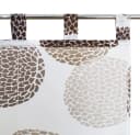 OTTO home Raffrollo Belem Braun Transparent Voile Kreismotiv Bild 3
