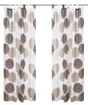 OTTO HOME Gardine Belem Braun Transparent Voile Kreismotiv Bild 1