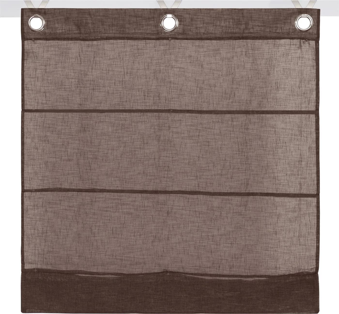 OTTO home Raffrollo Fiete Braun Leinenoptik Polyester