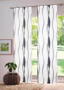 OTTO home Schiebegardine Dimona 2er Set Transparent Polyester Wellen Bild 1
