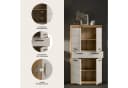 welltime Midischrank SIENA 74cm 4 Türen 1 Schublade Eiche/Kaschmir Bild 3
