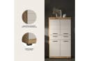 welltime Midischrank SIENA 74cm 4 Türen 1 Schublade Eiche/Kaschmir Bild 4