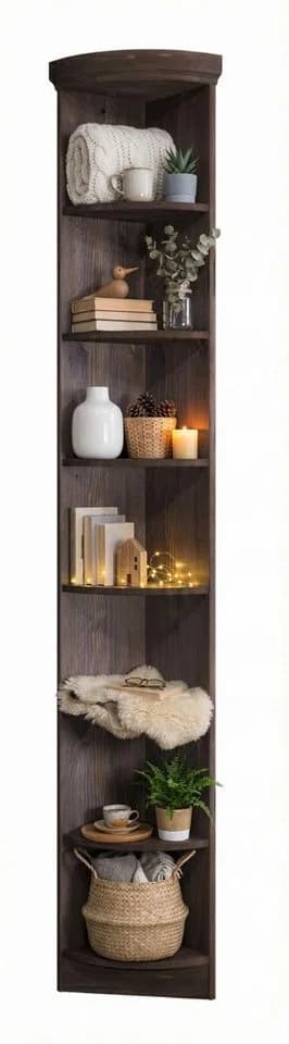 OTTO home Anbauregal Soeren Abschlussregal massiv Kiefer braun - Bild 5