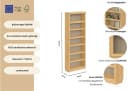 Bücherregal Kiefer massiv FSC-zertifiziert OTTO HOME Bild 3