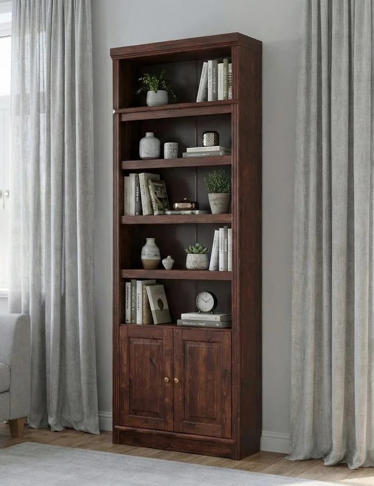 OTTO home Buecherregal Massivholz 220cm