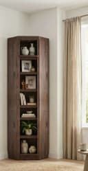 Eckregal OTTO HOME Soeren massiv Kiefer dunkelbraun Bild 1