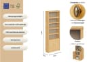 Bücherregal OTTO HOME "Soeren" Kiefer massiv FSC-zertifiziert Bild 3