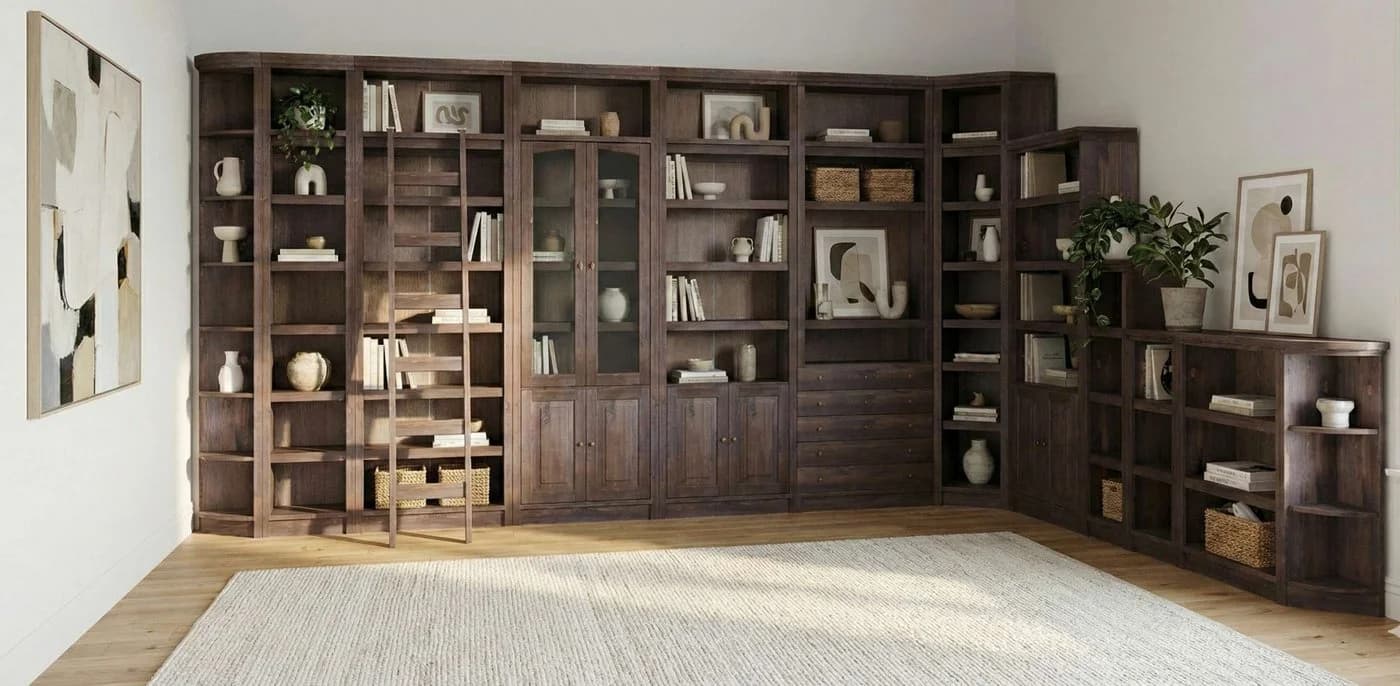 Standregal Riga Bücherregal 40x29 cm Massivholz Kiefer FSC-zertifiziert - Bild 3