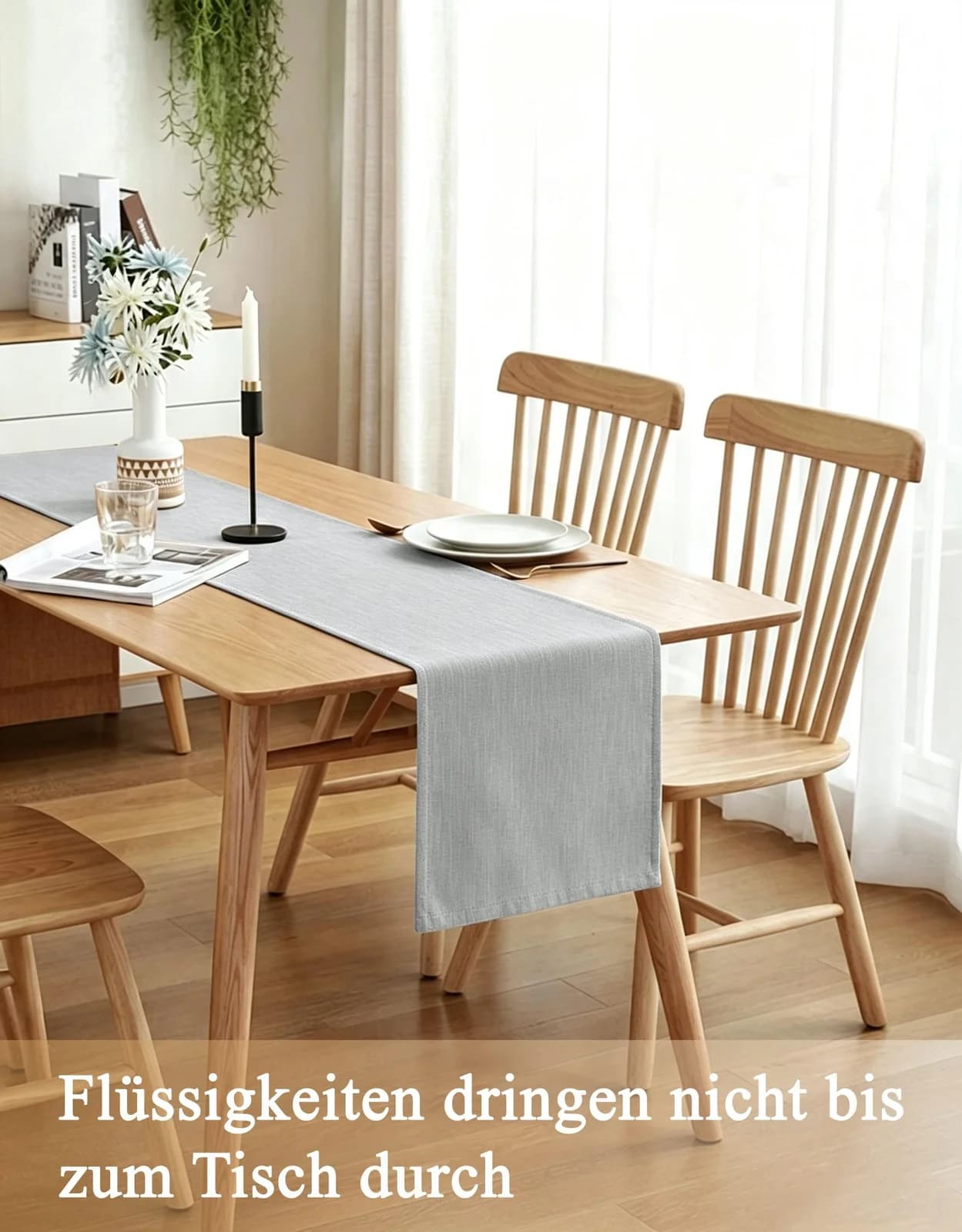 OTTO HOME Tischläufer Ozzie Sand Polyester Uni