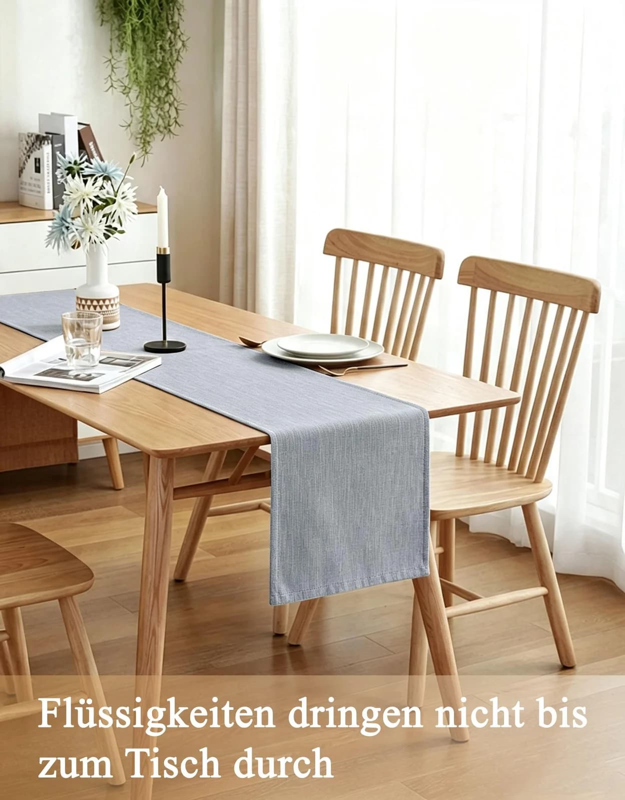 OTTO HOME Tischläufer Ozzie Grau Polyester Uni