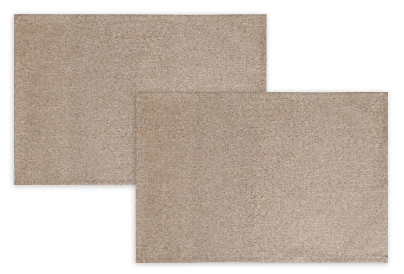 OTTO home Platzset Ozzie Leinenoptik Grau 2er Set