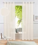 OTTO home Gardine Kyllo 2er-Pack Beige Polyester Leinen-Look Bild 2