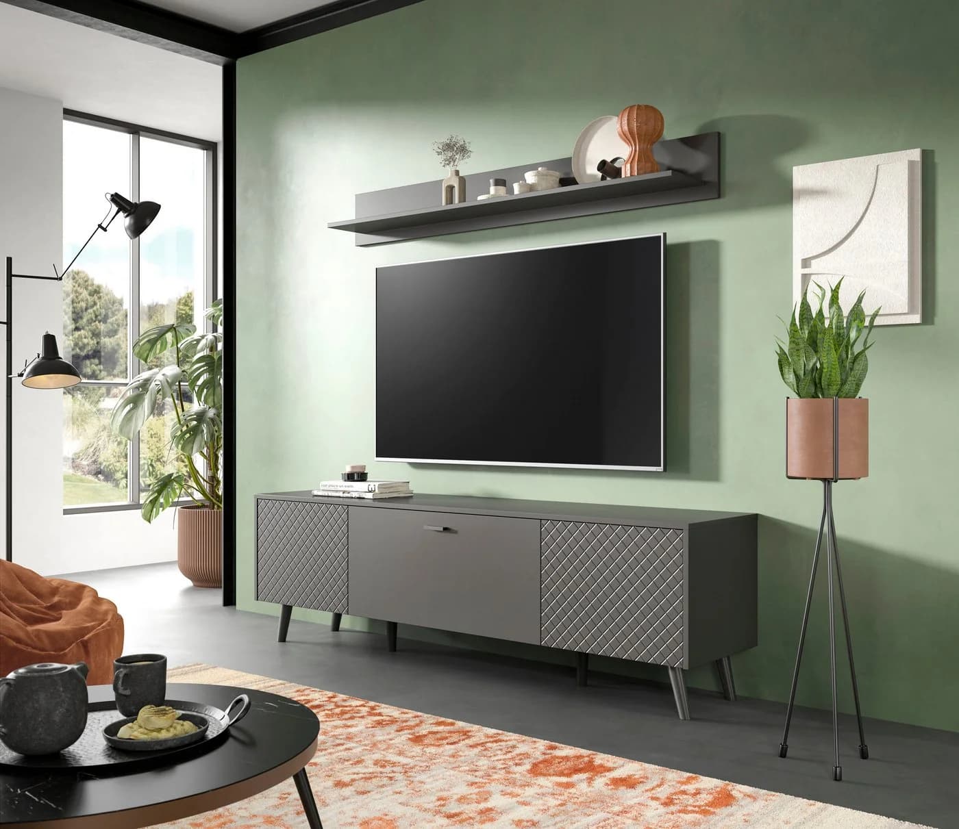 Home affaire Wandboard RHOMBUS Modern Urban Wandregal