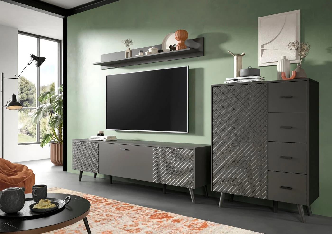 Home affaire Wandboard RHOMBUS Modern Urban Wandregal - Bild 3