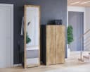 Garderoben-Set OTTO HOME Paris/ Tokyo Anthrazit Kastatnien Breslau Bild 1