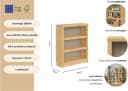 Standregal Kiefer massiv Bücherregal 80x29x97 cm OTTO HOME Bild 3