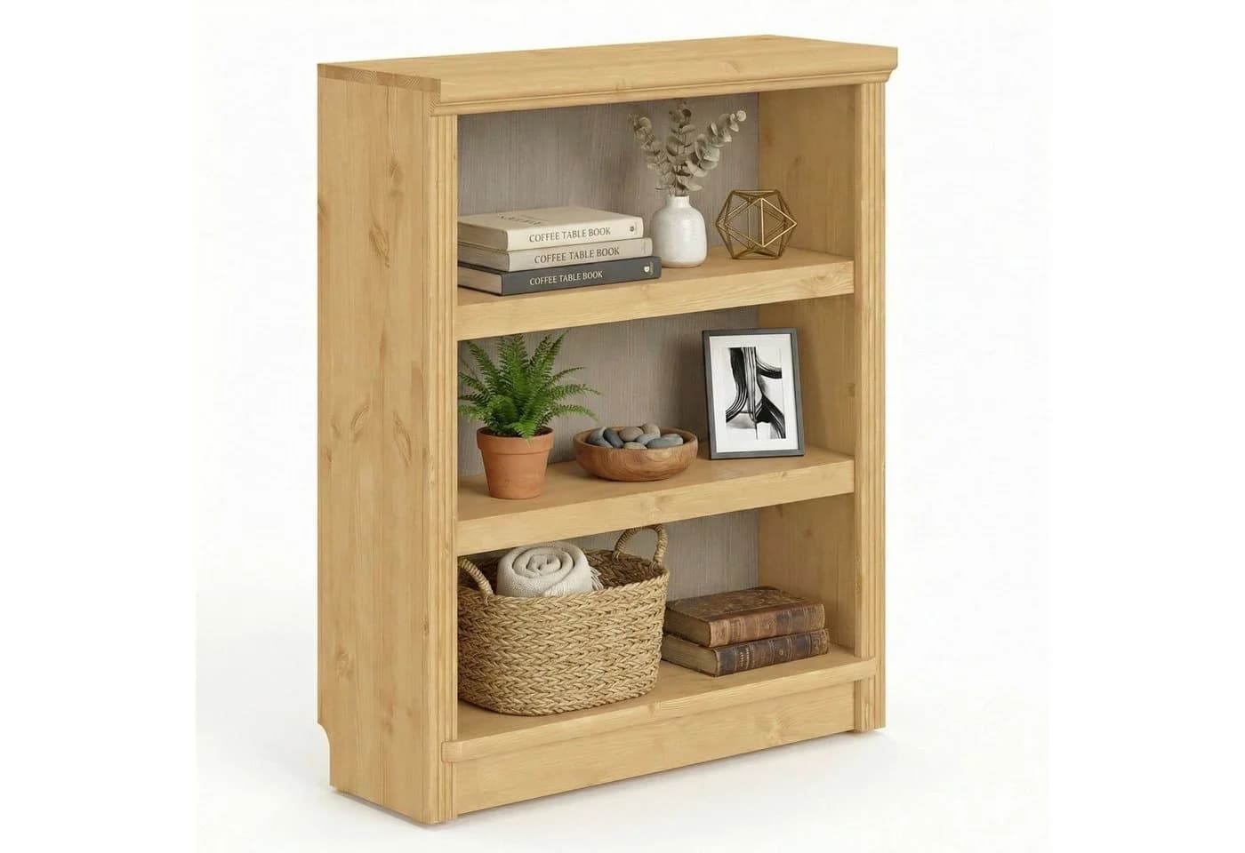 Standregal Kiefer massiv Bücherregal 80x29x97 cm OTTO HOME - Bild 5