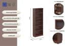 Bücherregal Kiefer massiv 80x33,5x220 cm OTTO HOME Soeren Bild 3